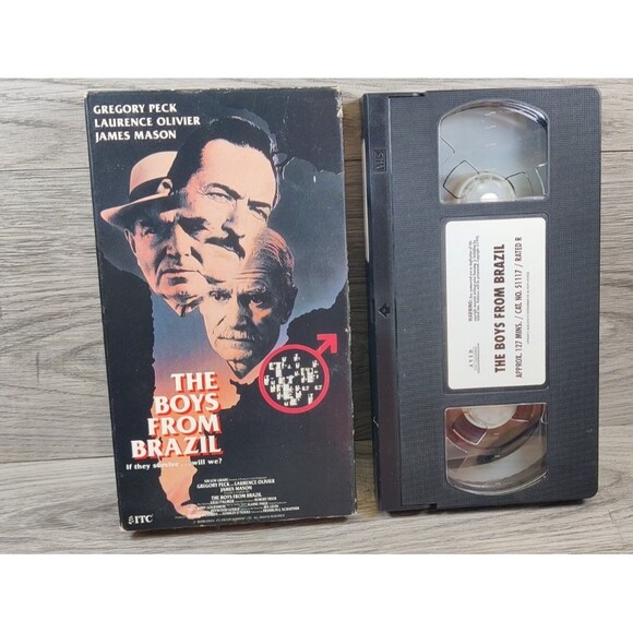 The Boys from Brazil VHS Gregory Peck Thriller Horror Nazi-Video Cassette-1978 - Picture 1 of 6